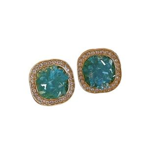 Blue Crystal earrings